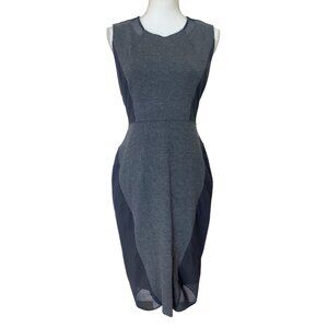 Elie Tahari Mixed Media Sheath Dress Women's Size 4